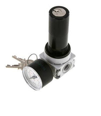 Drukregelaar G1/4'' 700l/min 0,1-3,0bar/1-44psi 40 mm Manometer Cilinderlock Multifix 0