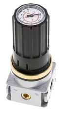 Drukregelaar G1/4'' 1450l/min 0.2-6.0bar/3-87psi Zinkspuitgietknop met Manometer Multifix 0