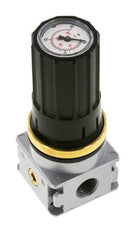Drukregelaar G1/4'' 1450l/min 0.5-10.0bar/7-145psi Zinkspuitgietknop met Manometer Multifix 0