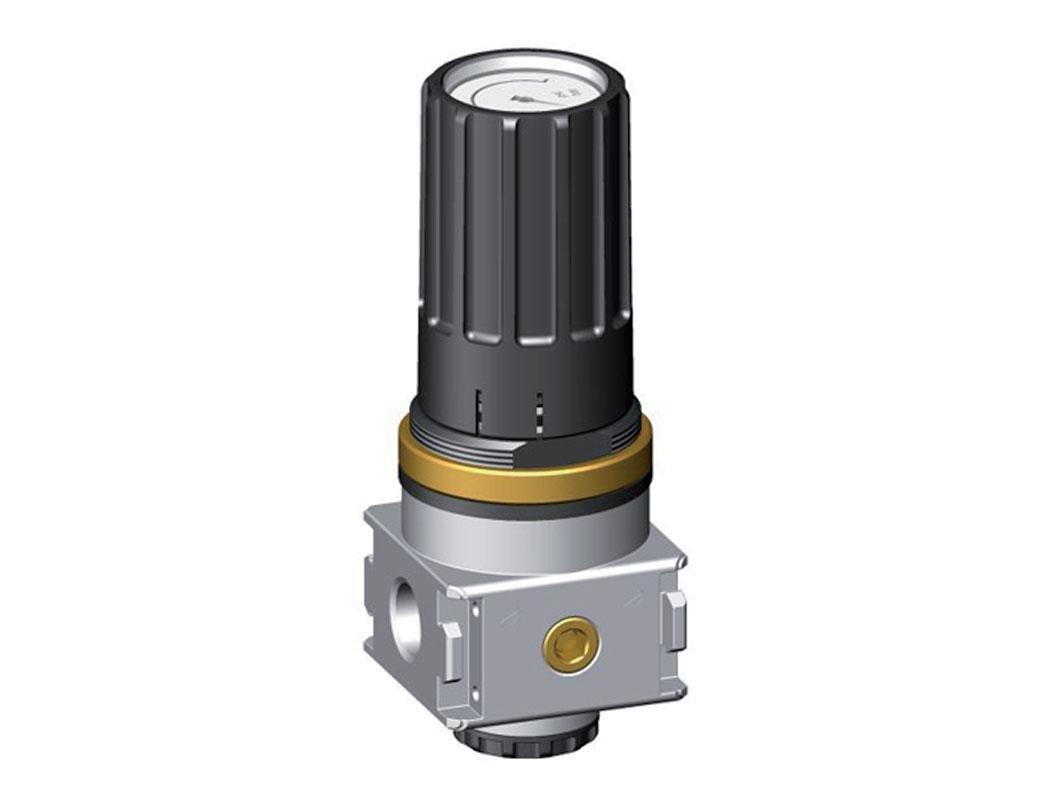 Drukregelaar voor Manifold Assemblage G1/4''&1/8'' 1700l/min 0.1-3.0bar/1-44psi Zinkspuitgiet Multifix 0