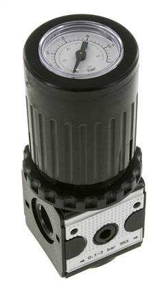 Drukregelaar G3/8'' 2100l/min 0,1-3,0bar/1-44psi Multifix 1