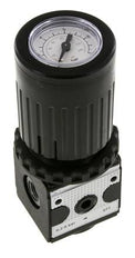 Drukregelaar G1/4'' 2100l/min 0.2-6.0bar/3-87psi Zinkspuitgietknop met Manometer Multifix 1