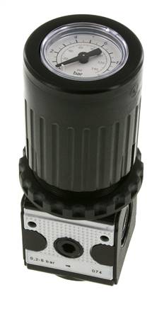 Drukregelaar G3/8'' 2100l/min 0,2-6,0bar/3-87psi Multifix 1
