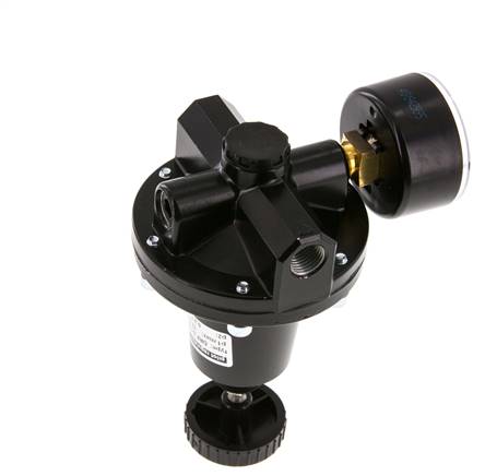 Precisie Drukregelaar G1/4'' 550l/min 0.2-7.0bar/3-102psi Zink Spuitgiet Standaard 3