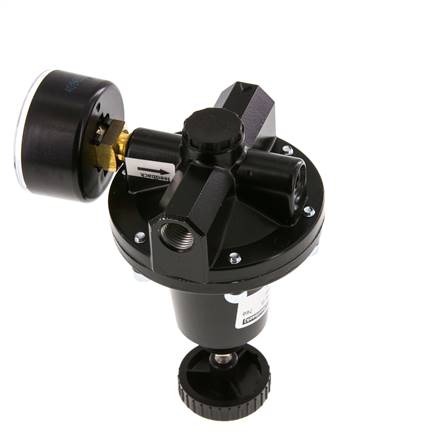 Precisie Drukregelaar G1/4'' 550l/min 0.2-7.0bar/3-102psi Zink Spuitgiet Standaard 3