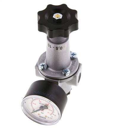 Drukregelaar G1/4'' 1000l/min 0.1-3.0bar/1-44psi Zinkspuitgietstandaard 1