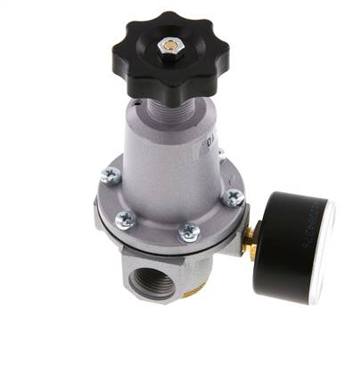 Drukregelaar G1/2'' 2100l/min 0.5-10.0bar/7-145psi Zinkspuitgietwerk Standaard 2