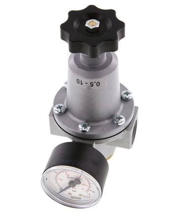 Drukregelaar G1/2'' 2100l/min 0.5-10.0bar/7-145psi Zinkspuitgietwerk Standaard 2
