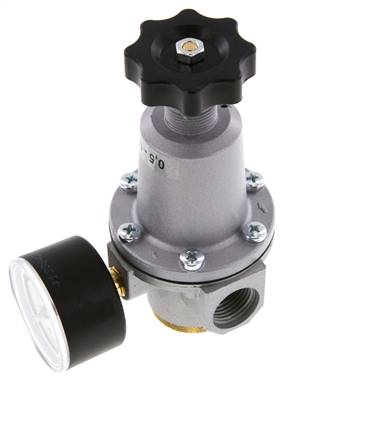 Drukregelaar G1/2'' 2100l/min 0.5-10.0bar/7-145psi Zinkspuitgietwerk Standaard 2