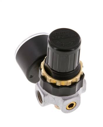 Drukregelaar G1/4'' 330l/min 0.5-16.0bar/7-232psi Zinkspuitgietstandaard 0