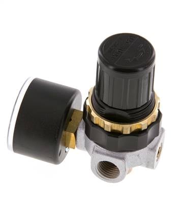 Drukregelaar G1/4'' 330l/min 0.5-16.0bar/7-232psi Zinkspuitgietstandaard 0
