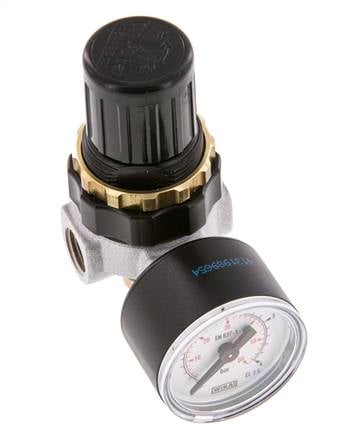 Drukregelaar G1/4'' 330l/min 0.5-3.0bar/7-44psi Zinkspuitgietstandaard 0