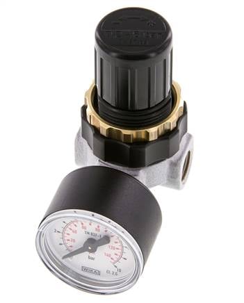 Drukregelaar G1/4'' 330l/min 0.5-6.0bar/7-87psi Zinkspuitgietstandaard 0