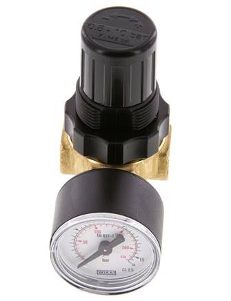 Drukregelaar G1/8'' 330l/min 0,1-3,0bar/1-44psi Standaard 0