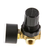 Drukregelaar G1/4'' 330l/min 0.5-16.0bar/7-232psi Lucht Water Messing Standaard 0