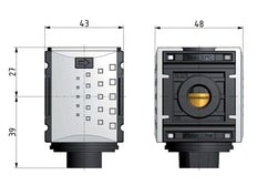 Verdeler G1/4 1000 l/min met terugslagklep Futura 0