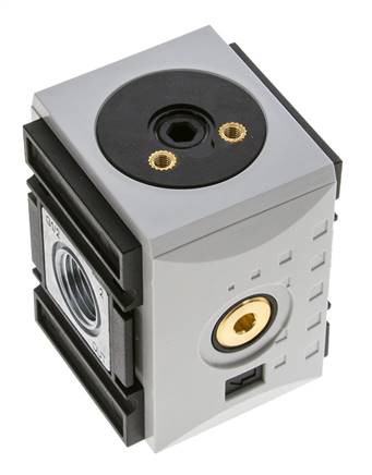 Verdeler G1/2x1/4x3/8 4500 l/min met terugslagklep Futura 2