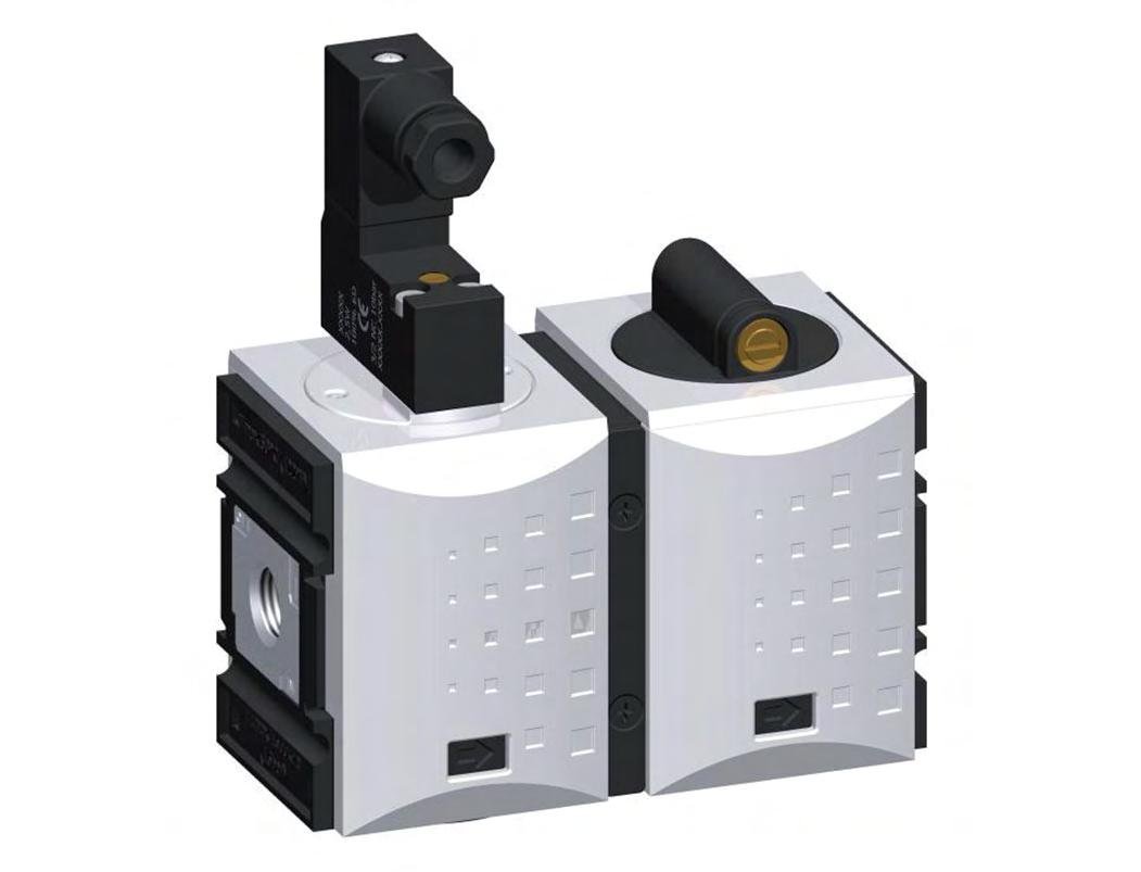 Soft-start Ventiel 3/8'' en 1/4'' 230VAC 1300l/min Futura 1