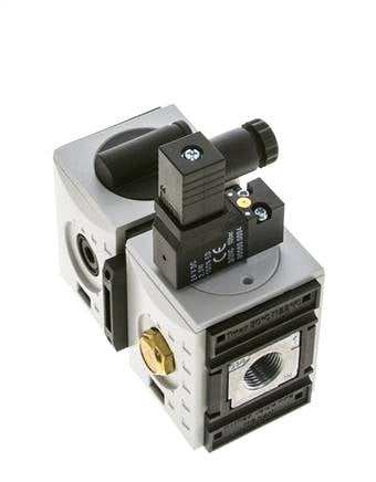 Soft-start Ventiel 3/8'' en 1/4'' 24VDC 1300l/min Futura 1