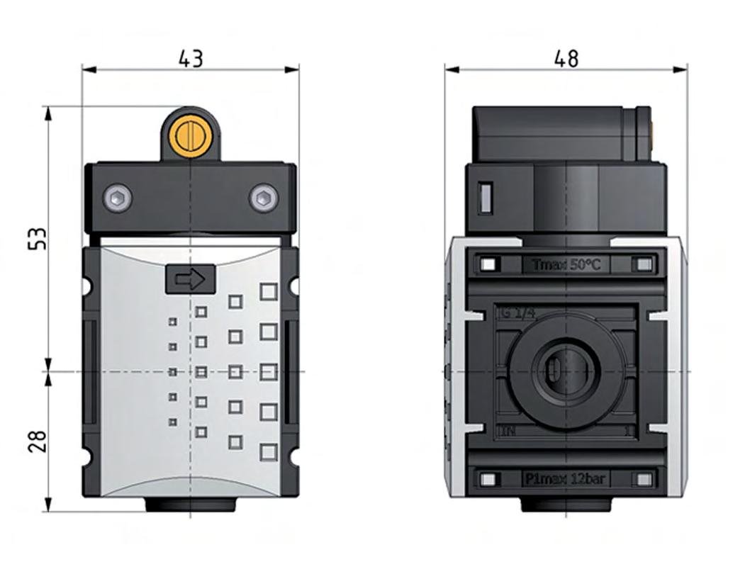 Soft-start Ventiel 1/4'' 1300l/min Futura 0
