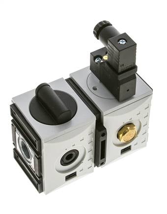 Soft-start Ventiel 3/8'' en 1/4'' 230VAC 1300l/min Futura 1