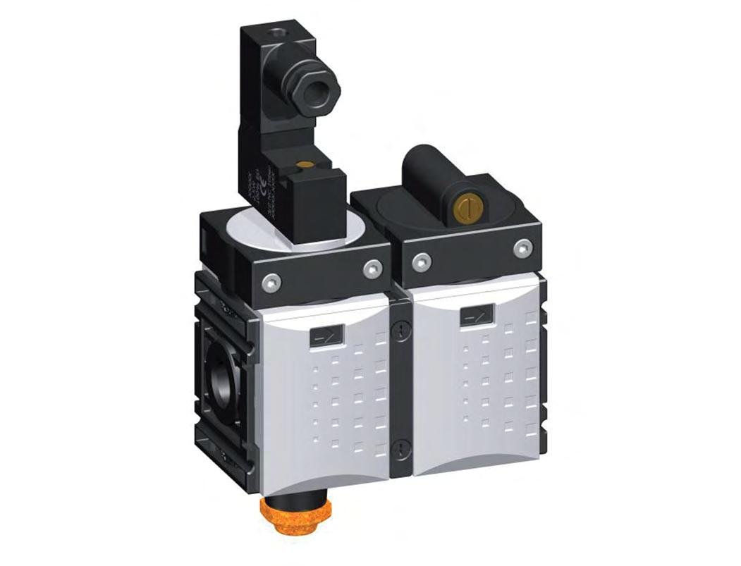 Soft-startklep G1/4 230VAC 1300 l/min Futura 0