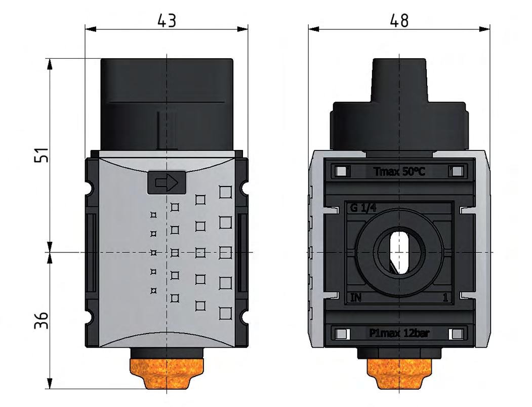 3/2 Kogelkraan G1/4 2300 l/min Futura 0
