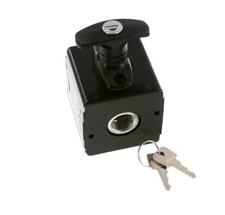 3/2 Kogelkraan G1/2 11000 l/min Vergrendeling Multifix 2