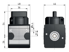 3/2 Kogelkraan G1/4 2800 l/min Multifix 1