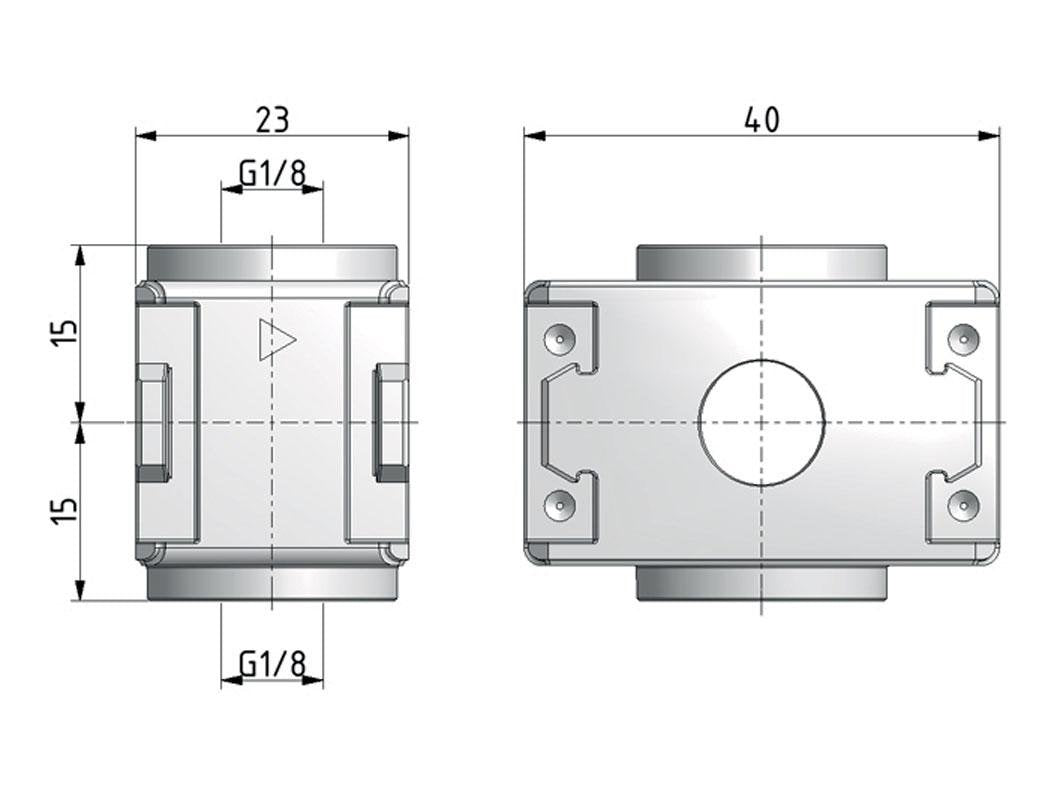 Distributeur G1/4 2700 l/min Multifix 0