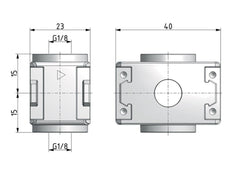 Distributeur G1/4 2700 l/min Multifix 0