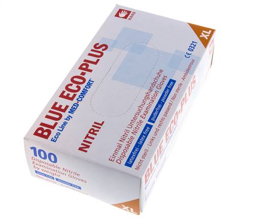 Wegwerphandschoenen Poedervrij Nitril Maat XL (100 Stuks) Covid