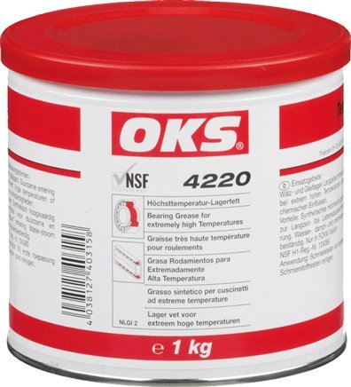Extreme Temperatuur Lager Smeervet Universeel Voedselveilig 5kg OKS 4220