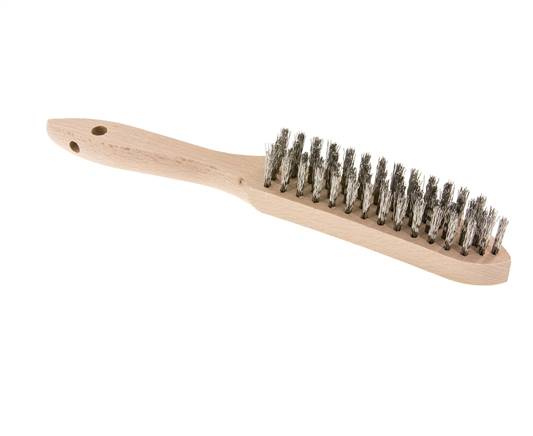 Lessmann RVS Staalborstel 4 Rijen