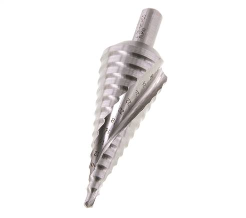 RUKO HSS Trappenboor Spiraalgegroefd Maat 2