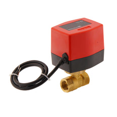 Elektrische Kogelkraan BW2 1/2" 2-weg 24V AC 3-punt