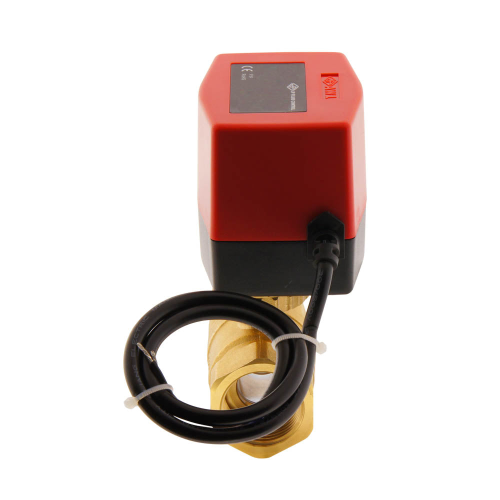 Elektrische Kogelkraan BW2 1" 2-weg 12V DC 3-punt