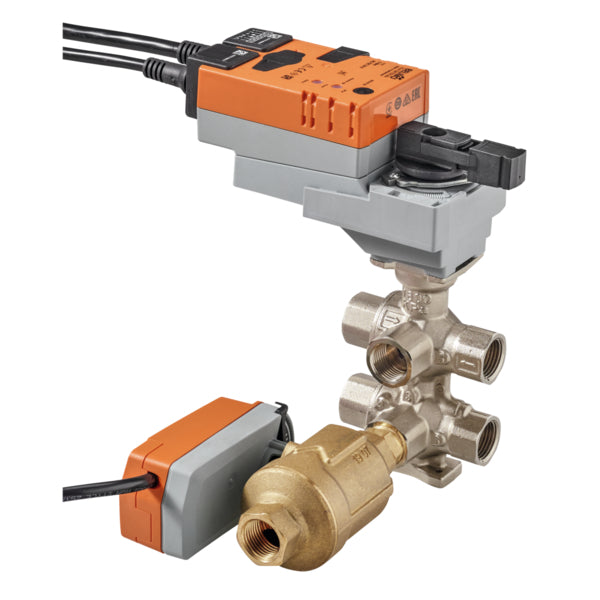 Belimo 6-Weg PI Zoneklep Rp1/2 Kvs1.8 24VAC/DC BACnet/Modbus/MP-Bus 0-10/2-10V IP40 C615QP-B+BAC