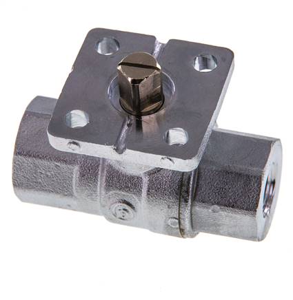 G1/4'' Messing Kogelkraan 2-weg ISO-boven PN40 - BL2BA