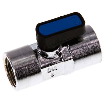 Rp 3/8 inch 2-Weg Messing Mini-Kogelkraan Compact EN331 Gas 20 Bar