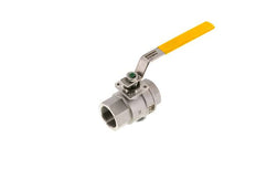 Rp 1-1/4 inch Gas 2-Weg RVS Kogelkraan