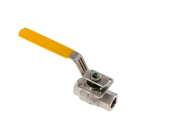 Rp 3/8 inch Gas 2-Weg RVS Kogelkraan