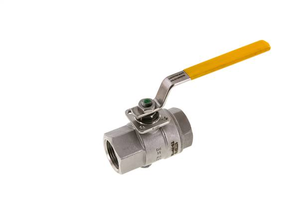 Rp 1 inch Gas 2-Weg RVS Kogelkraan