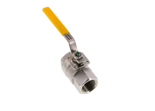 Rp 1 inch Gas 2-Weg RVS Kogelkraan