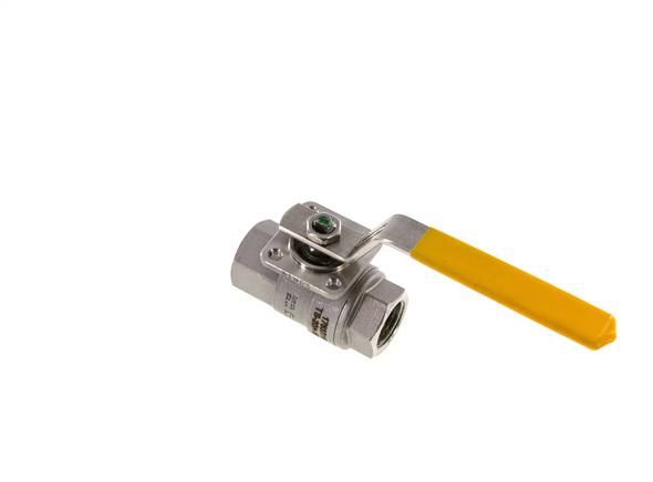 Rp 1/2 inch Gas 2-Weg RVS Kogelkraan