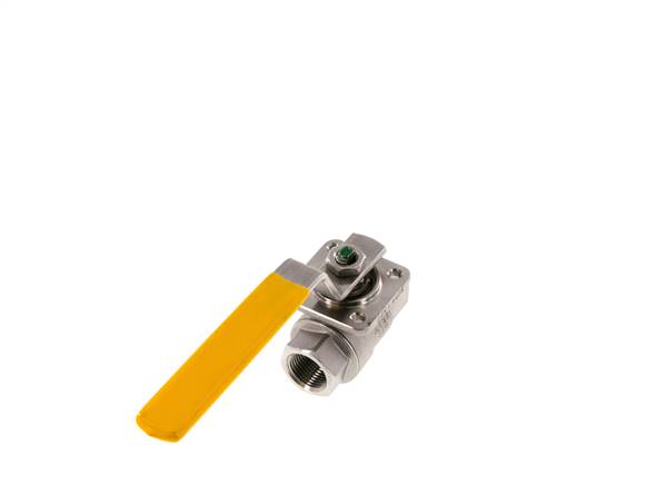 Rp 3/8 inch Gas 2-Weg RVS Kogelkraan