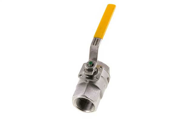 Rp 1 inch Gas 2-Weg RVS Kogelkraan
