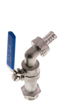 G 3/4 inch RVS 2-Way Wartelkraan Kogelkraan
