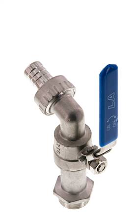 G 3/4 inch RVS 2-Way Wartelkraan Kogelkraan