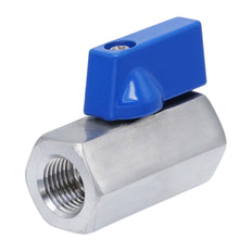 G 1'' F/F 2-Weg RVS Mini Kogelkraan 69 Bar PTFE - TamesonPRO 1113-100-F